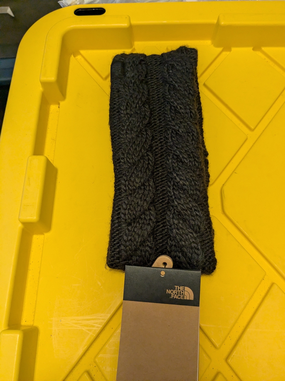The North Face Black Cable Knit Headband